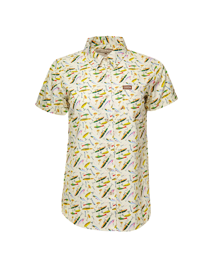 The Lure Women's Short Sleeve Party Shirt