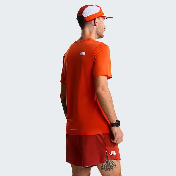 THE NORTH FACE HIGH TRAIL TEE LAVA RED HOMBRE