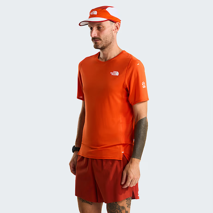 THE NORTH FACE HIGH TRAIL TEE LAVA RED HOMBRE