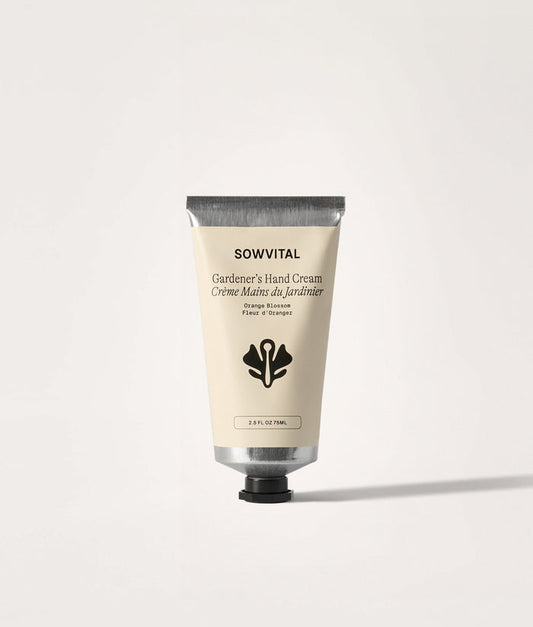 Hand cream tube labeled 'SOWVITAL' on a white background.