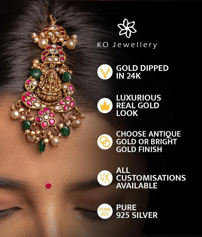 The Sarika Silver Jhumki
