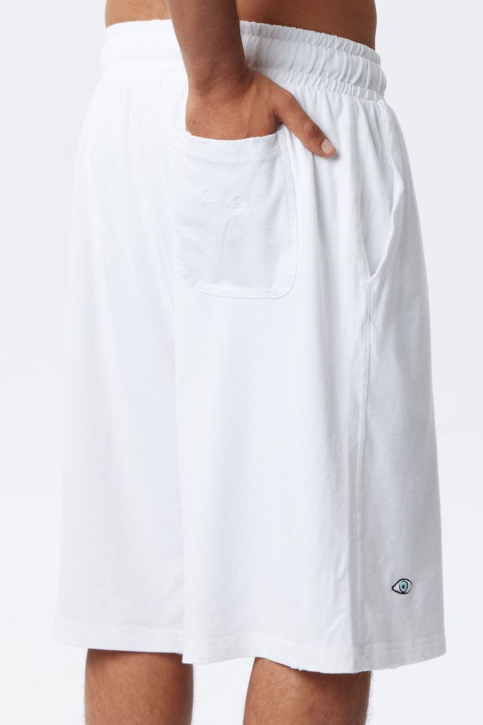 TIMELESS Oversized Bermuda Shorts - White
