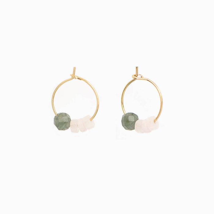 Titlee - CLIFTON Bead Hoops Earrings