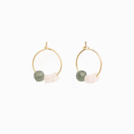 Titlee - CLIFTON Bead Hoops Earrings