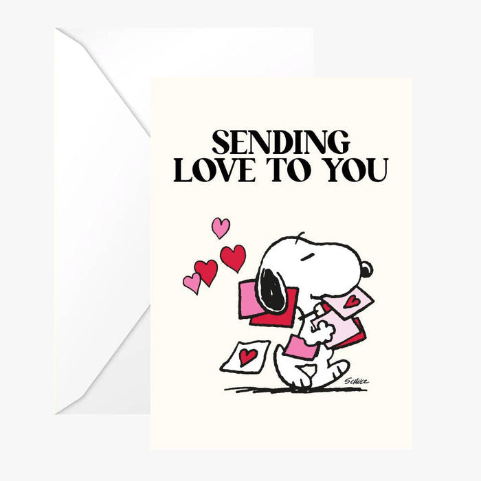 Titlee - Snoopy "Sending Love to You" Card