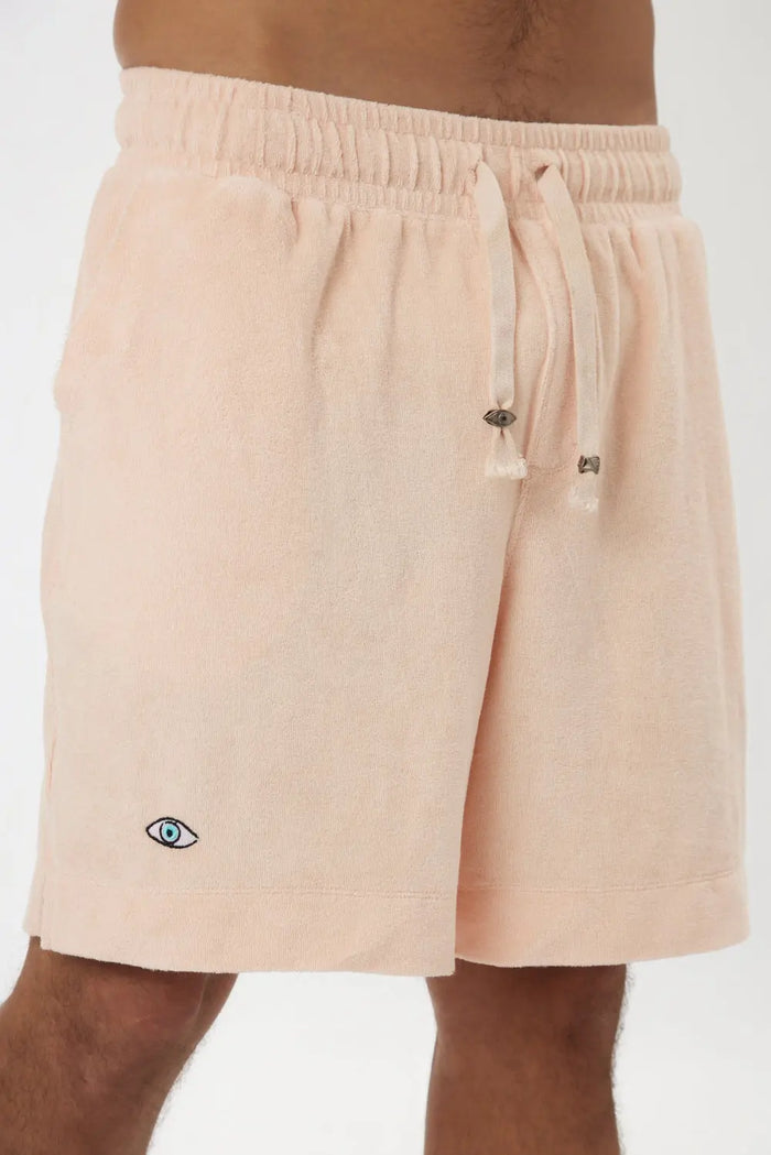 Towel Bermuda Shorts - Peach TFU-TFU shop