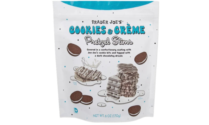 Trader Joes Cookies & Crème Pretzel Slims