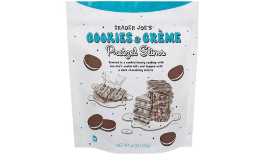 Trader Joes Cookies & Crème Pretzel Slims