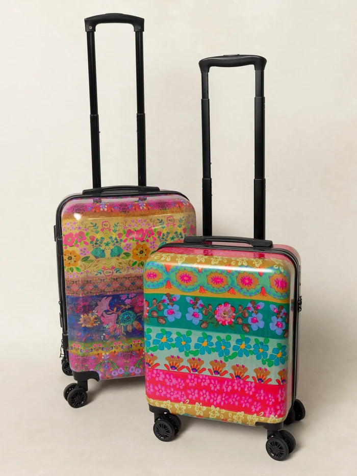 Mini Travel Happy Suitcase - Layered Rainbow-view 2