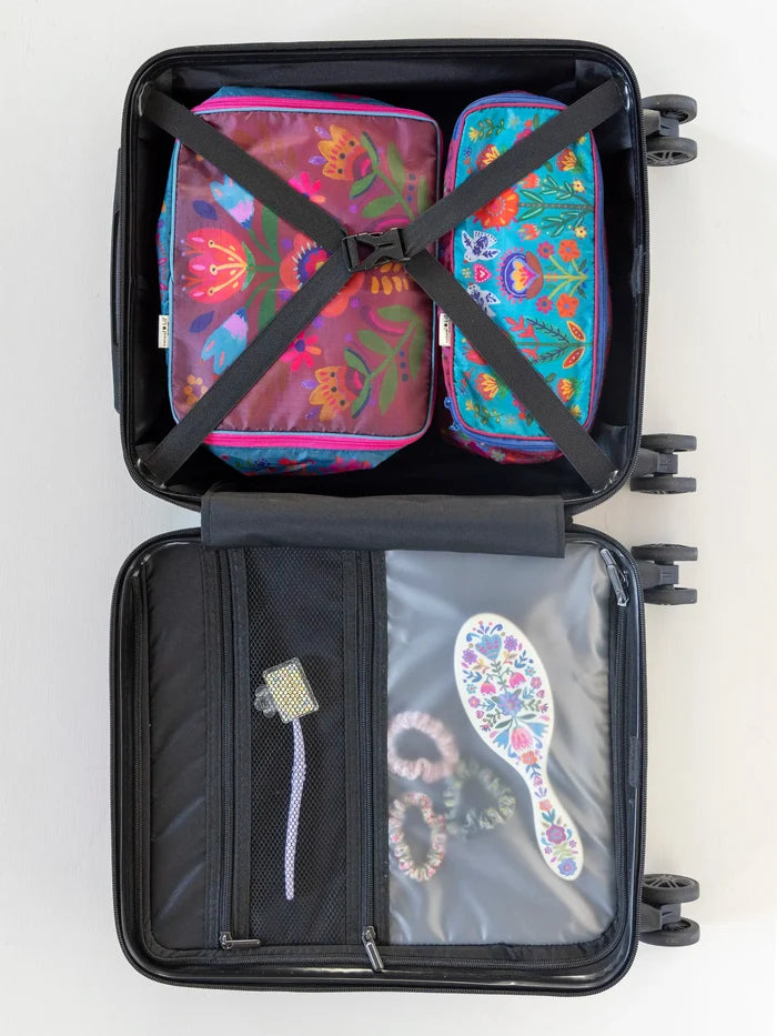 Mini Travel Happy Suitcase - Layered Rainbow-view 5