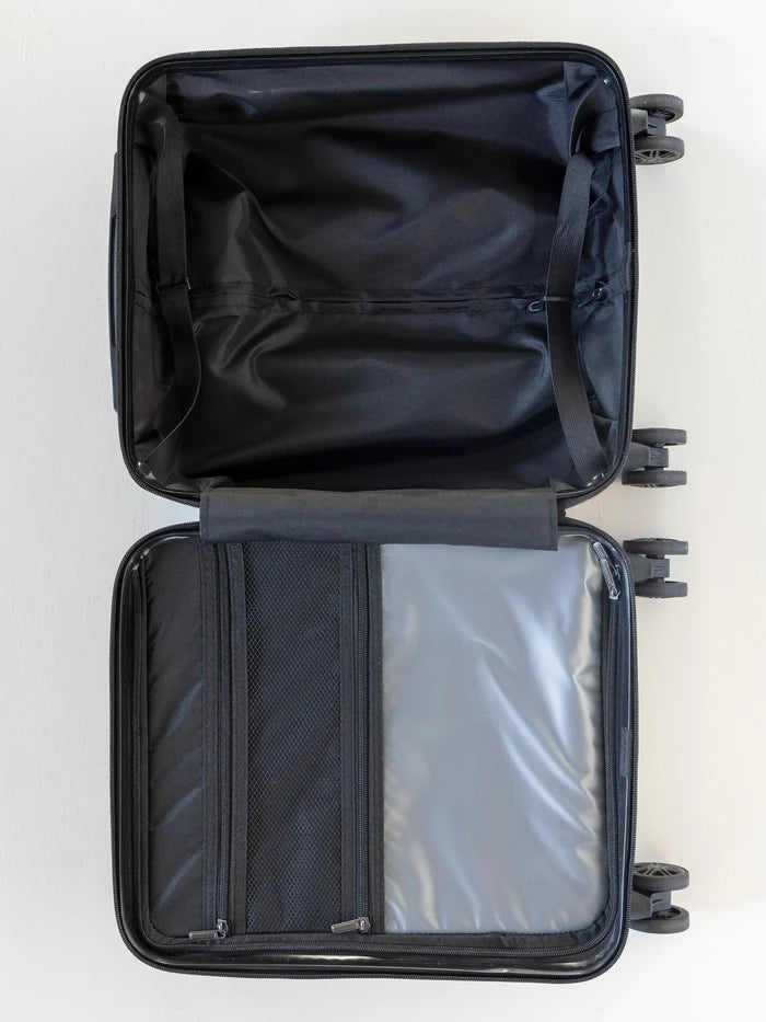 Mini Travel Happy Suitcase - Layered Rainbow-view 7