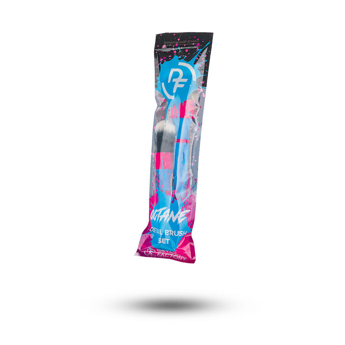 The Detail Factory Synthetic Brush packaging on a white background.