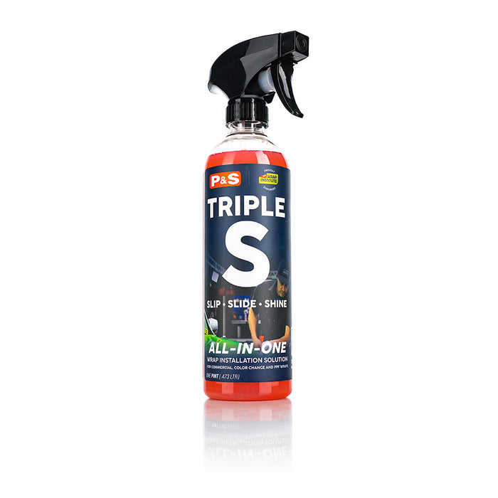 P&S Triple S pint bottle on a white background.