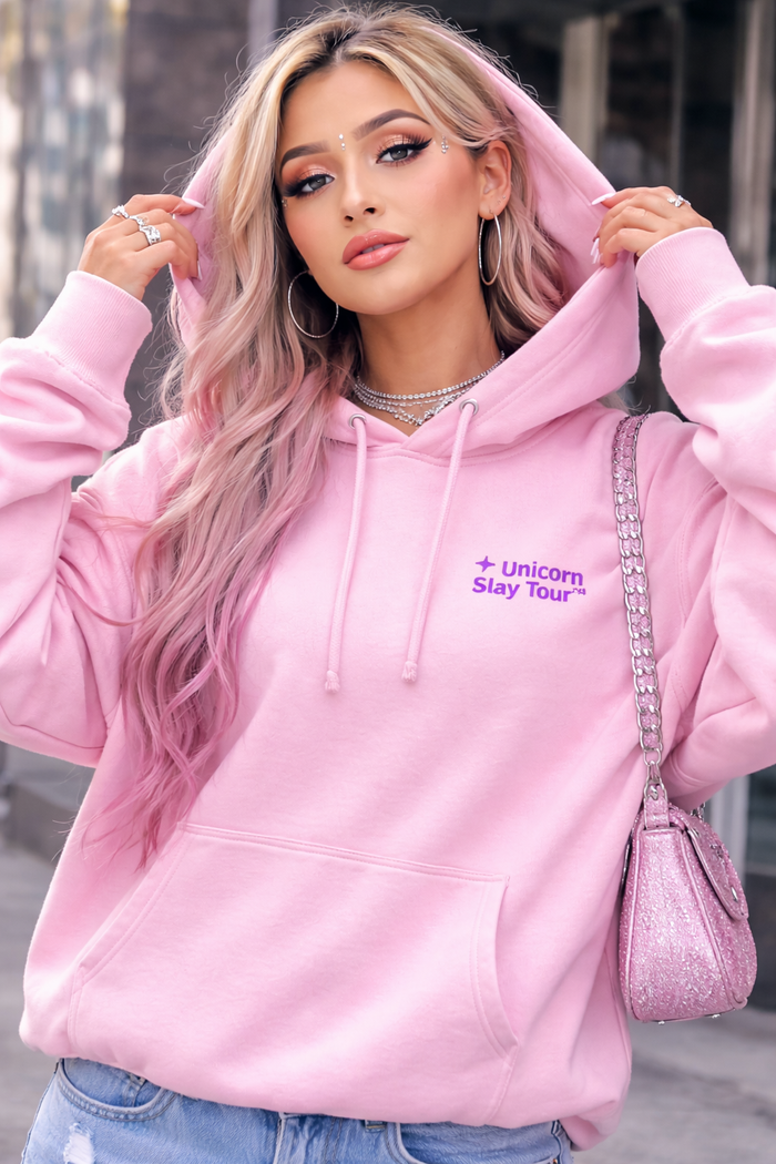 Unicorn Slay Tour™ Signature Hoodie & Pants Set — Tour Pink