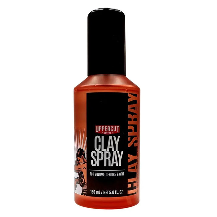 Uppercut Deluxe Clay Spray bottle on a white background