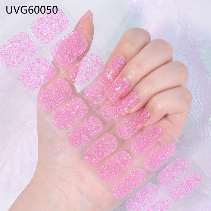 UV gel nail sticker semi-cured UVG60050