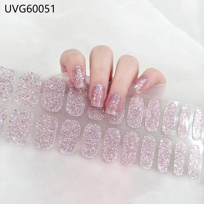 UV gel nail sticker semi-cured UVG60051