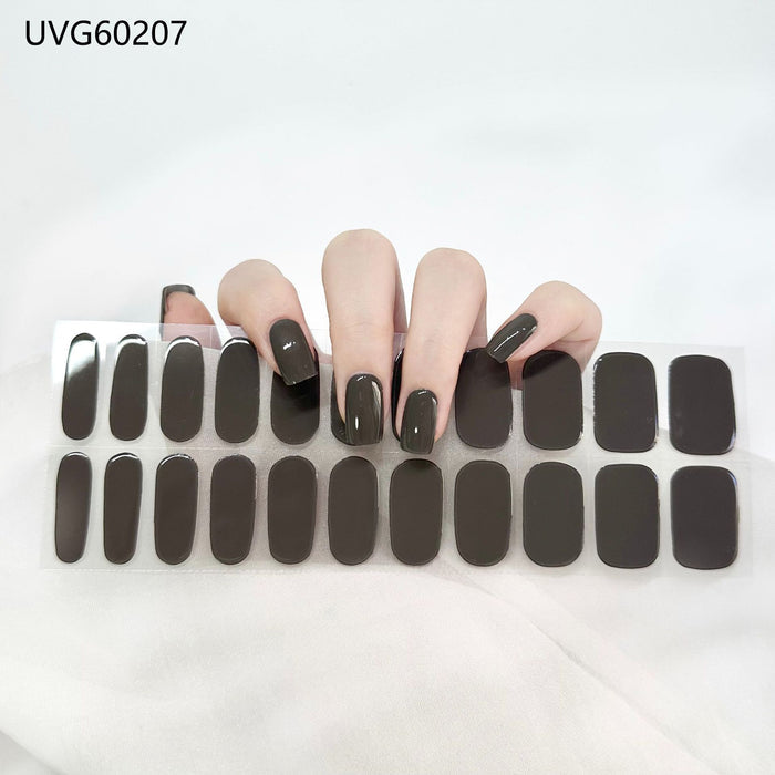 UV Gel Sticker semi-cured
