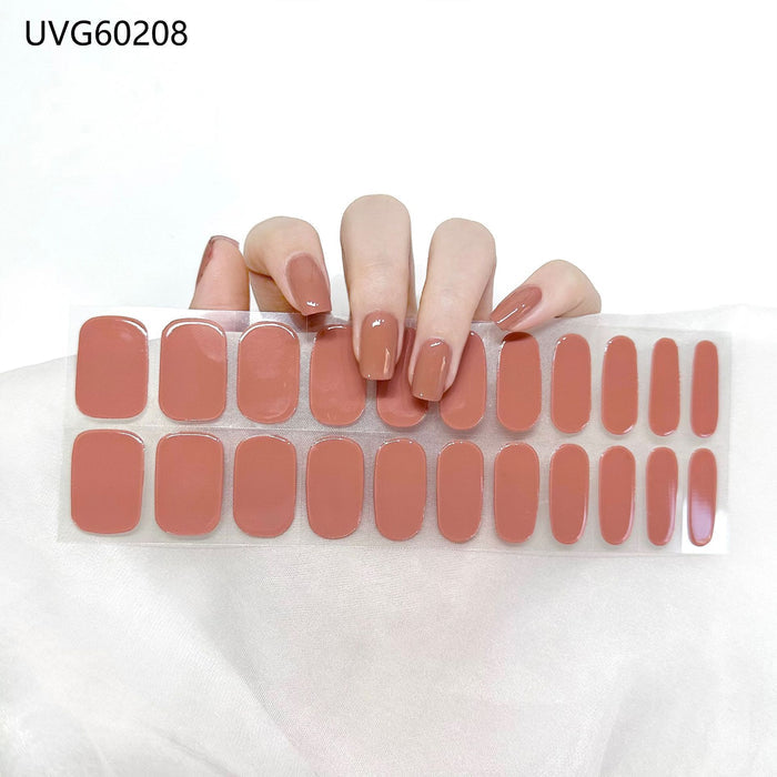 UV Gel Sticker semi-cured