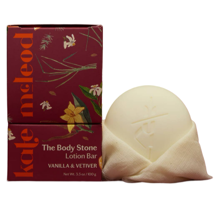 Kate Mcleod The Body Stone Lotion Bar Vanilla and Vetiver