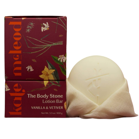 Kate Mcleod The Body Stone Lotion Bar Vanilla and Vetiver
