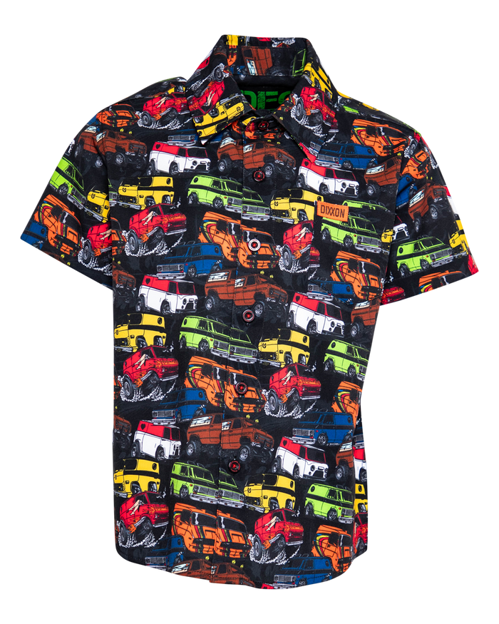 Vannin Youth Short Sleeve Party Shirt