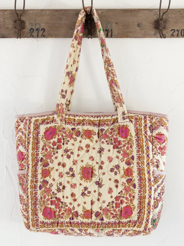 Velvet Tote Bag - Barcelona Mandala-view 2