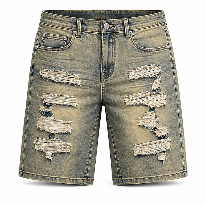 WAIMEA DENIM JEANS SHORT - M7616D - ANTIQUE VINTAGE