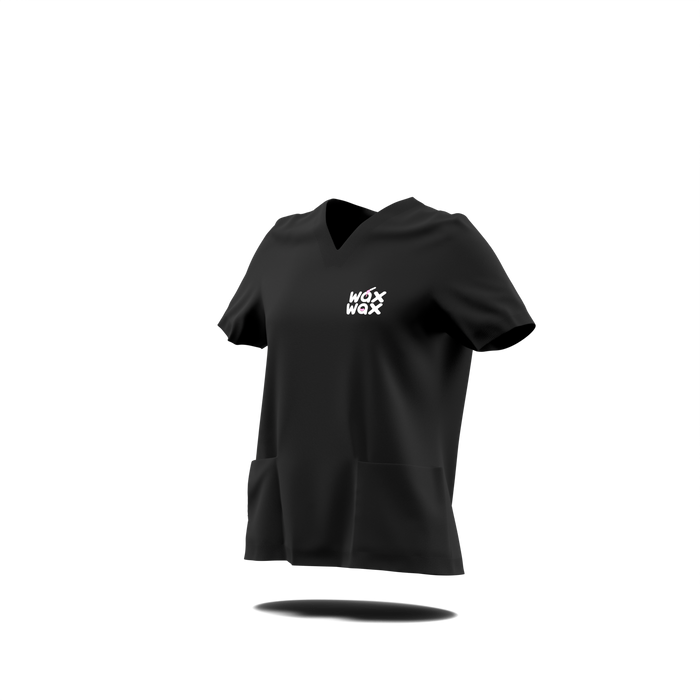 Wax Wax Professional Scrub Top – Black