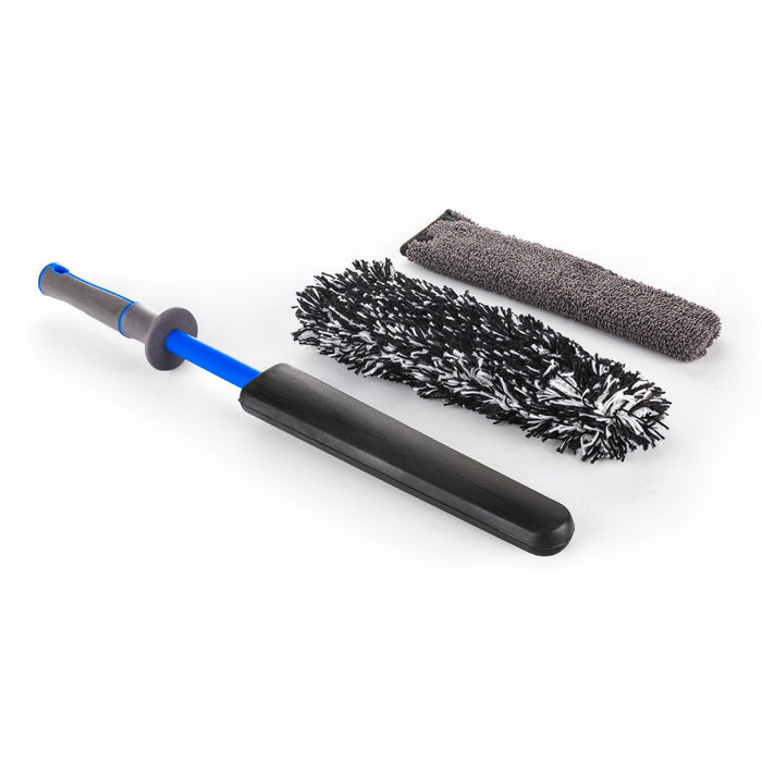 Detail Factory Wheel Brush Kit Avalanche layed out on a white background.