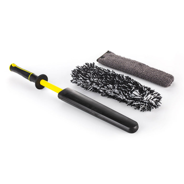Detail Factory Wheel Brush Kit Livewire layed out on a white background.