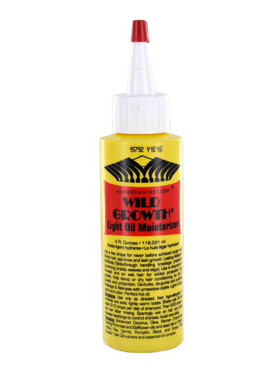 Wild Growth Light Oil Moisturizer (4oz) Yellow