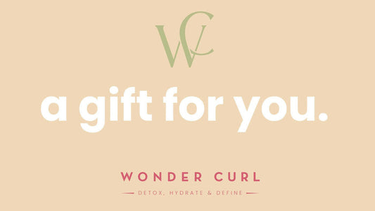 Wonder Curl Gift Card for Curl Care and Hair Products