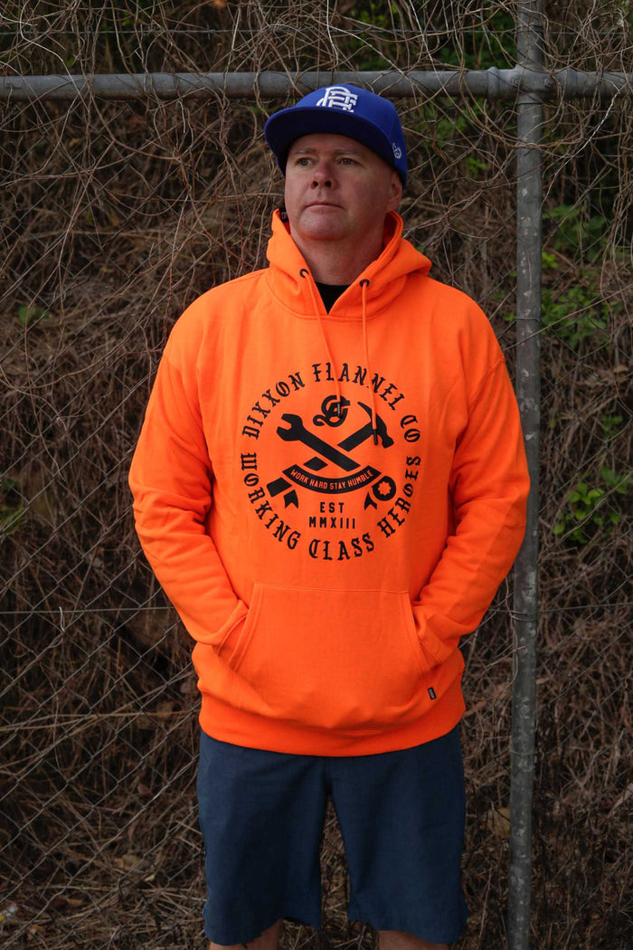 Working Class Heroes FR Hood - Black / Orange