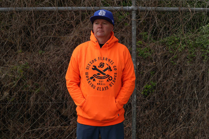 Working Class Heroes FR Hood - Black / Orange