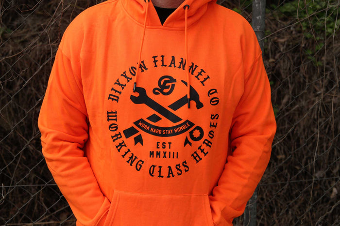 Working Class Heroes FR Hood - Black / Orange