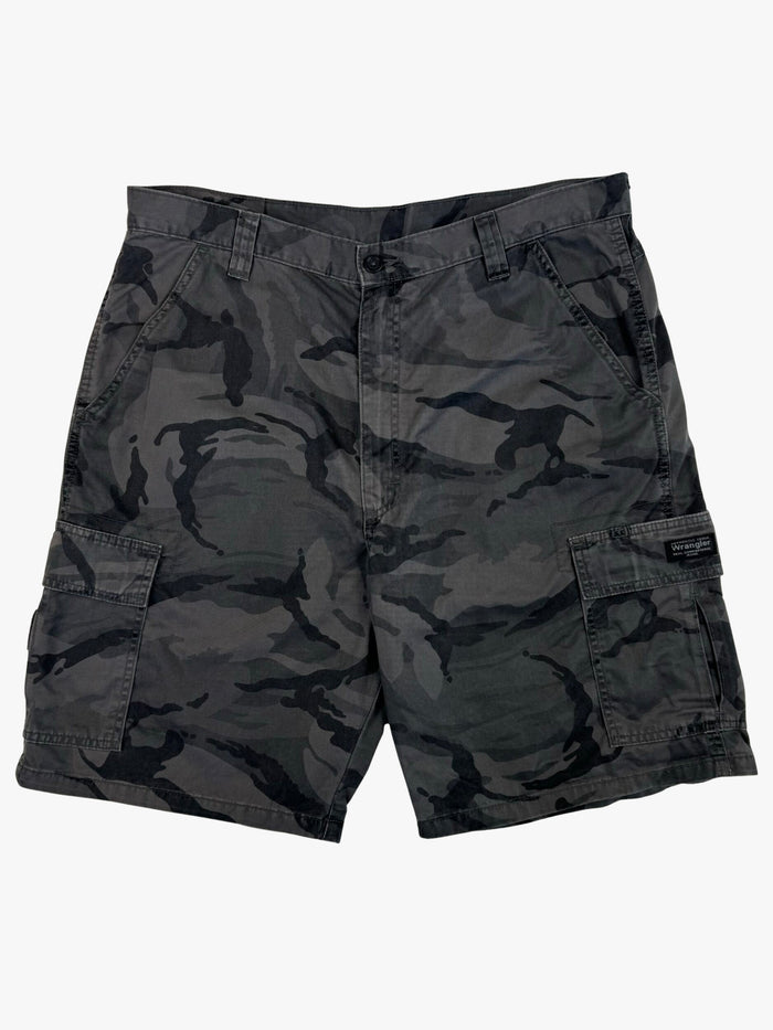 Wrangler Relaxed Fit Camo Cargo Shorts