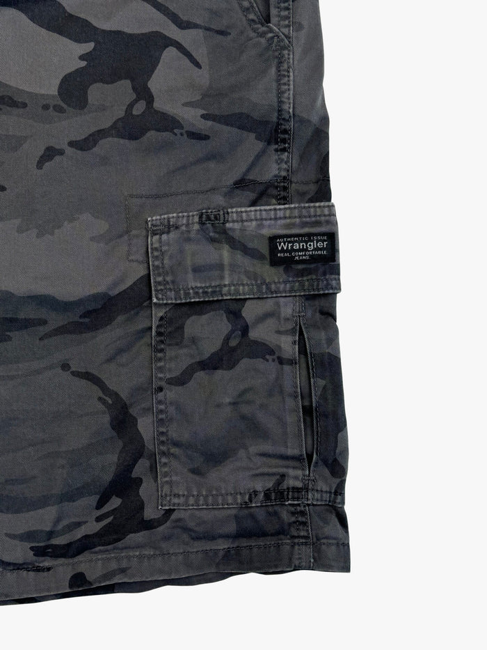 Wrangler Relaxed Fit Camo Cargo Shorts