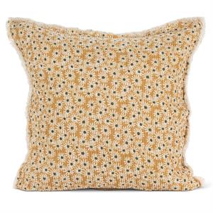 Yellow Daisy Square Pillow-20"Square