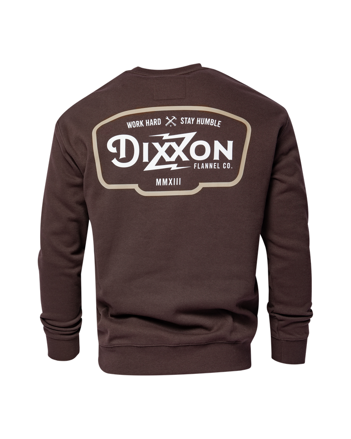 Zapped Crewneck - Tan/White-Brown
