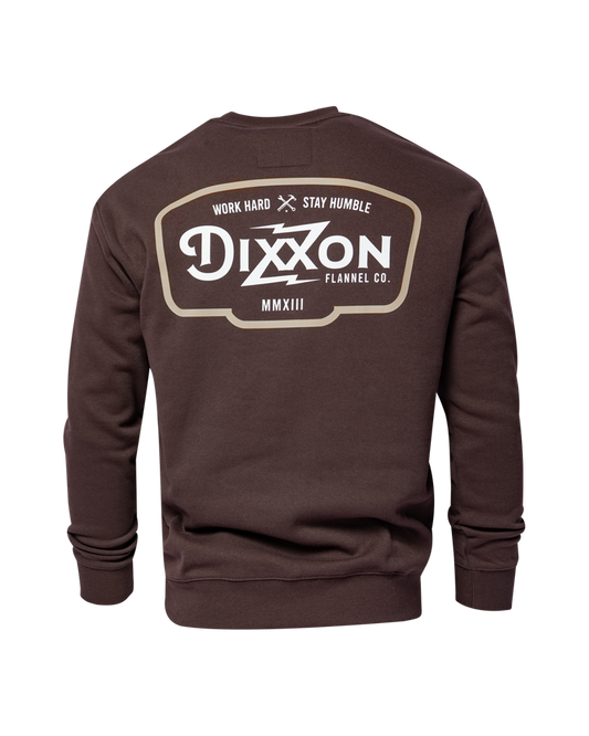 Zapped Crewneck - Tan/White-Brown